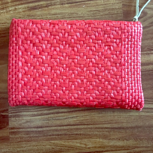 Handbag. Beautiful tropical coral color - Picture 1 of 3